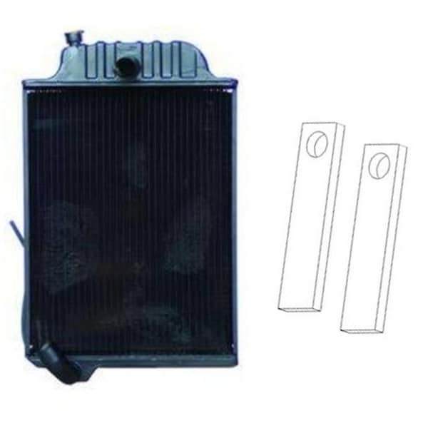 Aic Replacement Parts RE21894 R26413 Radiator and Straps Fits John Deere Tractor 4040 RE21894-STRAPS - main